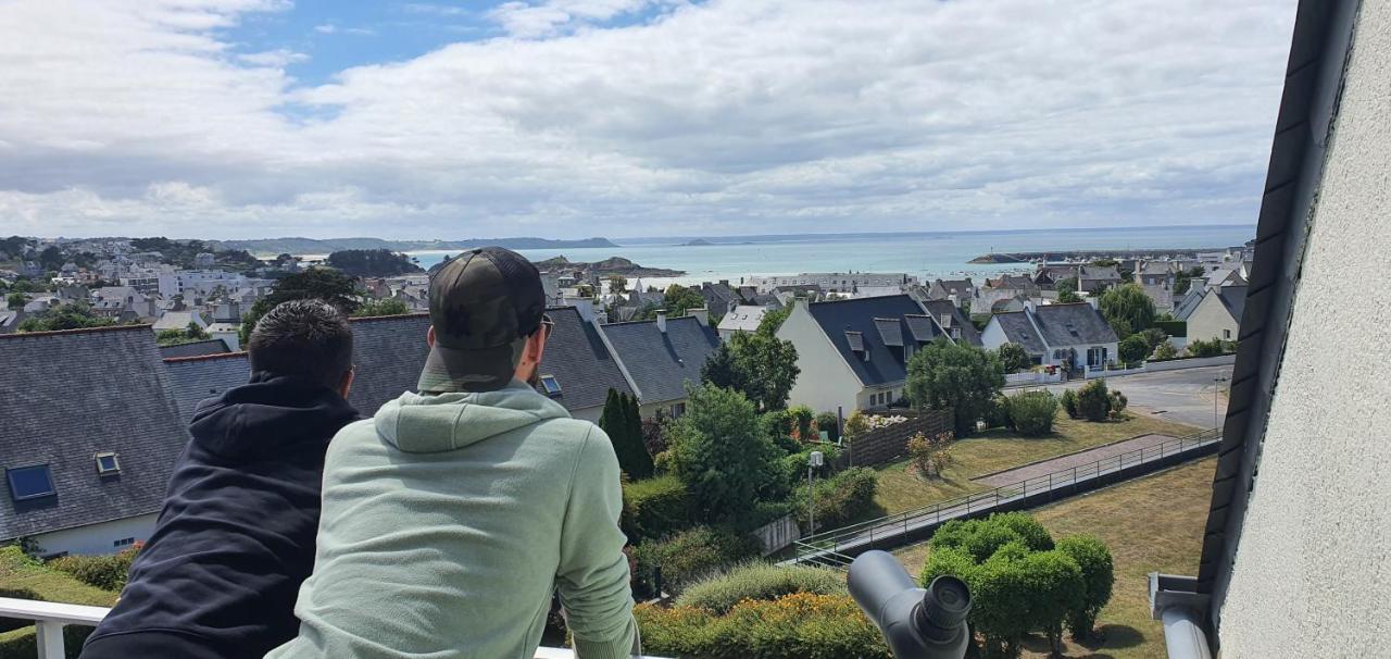 Appartement Bretagne Vue Mer Exceptionnelle Sur Les Hauts D'Erquy Au Calme ! Et Au Pied Du Gr34 Экстерьер фото