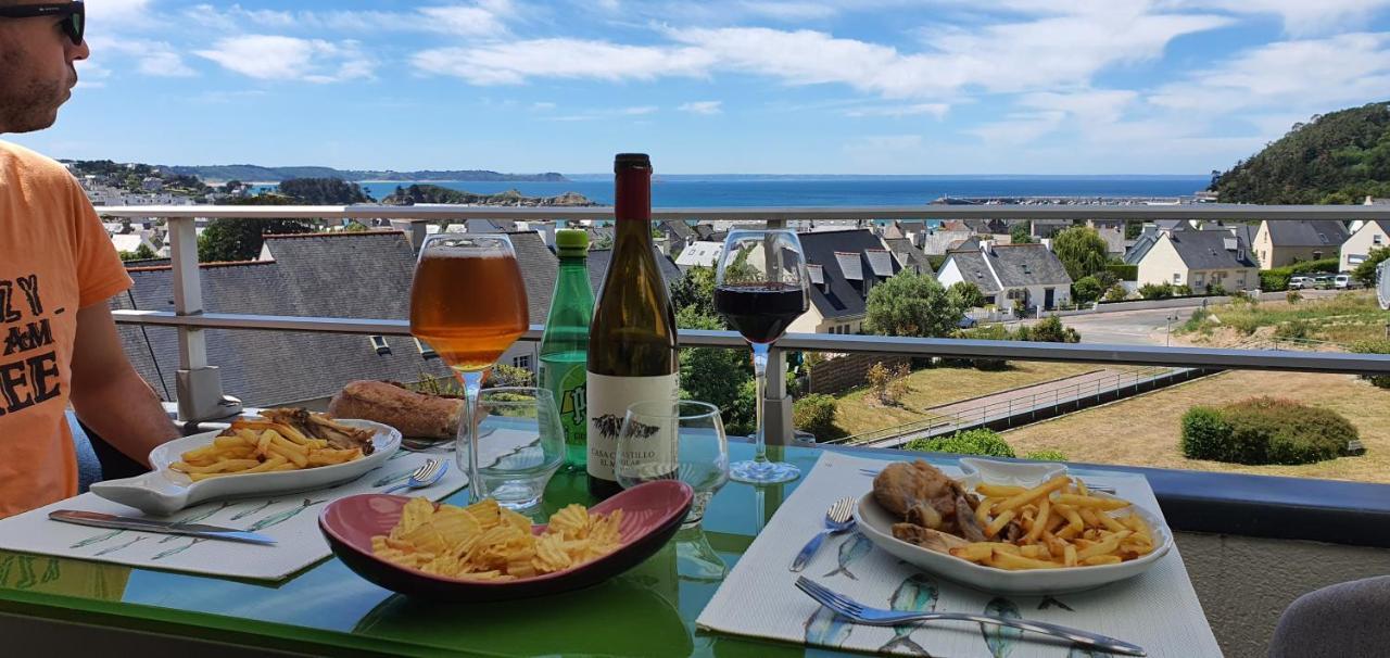 Appartement Bretagne Vue Mer Exceptionnelle Sur Les Hauts D'Erquy Au Calme ! Et Au Pied Du Gr34 Экстерьер фото